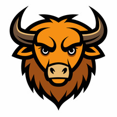 Obraz premium head of a bull