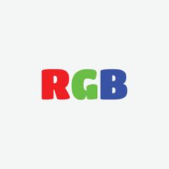 212 alphabet word letter educational logo R G B color