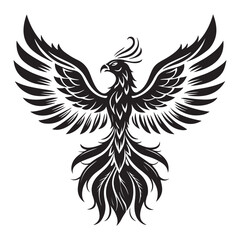 Stylized Phoenix Vector.