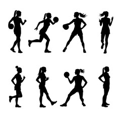 silhouettes of people