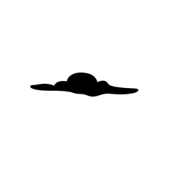 Clouds silhouette icon design