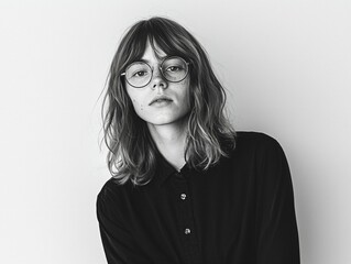 Woman in Glasses