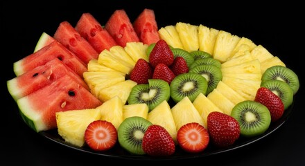 Fruit Platter Illustration