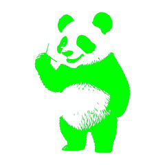 green panda icon