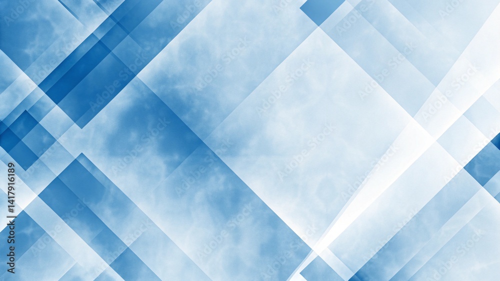 Poster Abstract blue modern background with minimalist dynamic and smooth wave shapes abstract background. Stylish flow lines, futuristic design, elegant curves, tech-inspired motion graphics