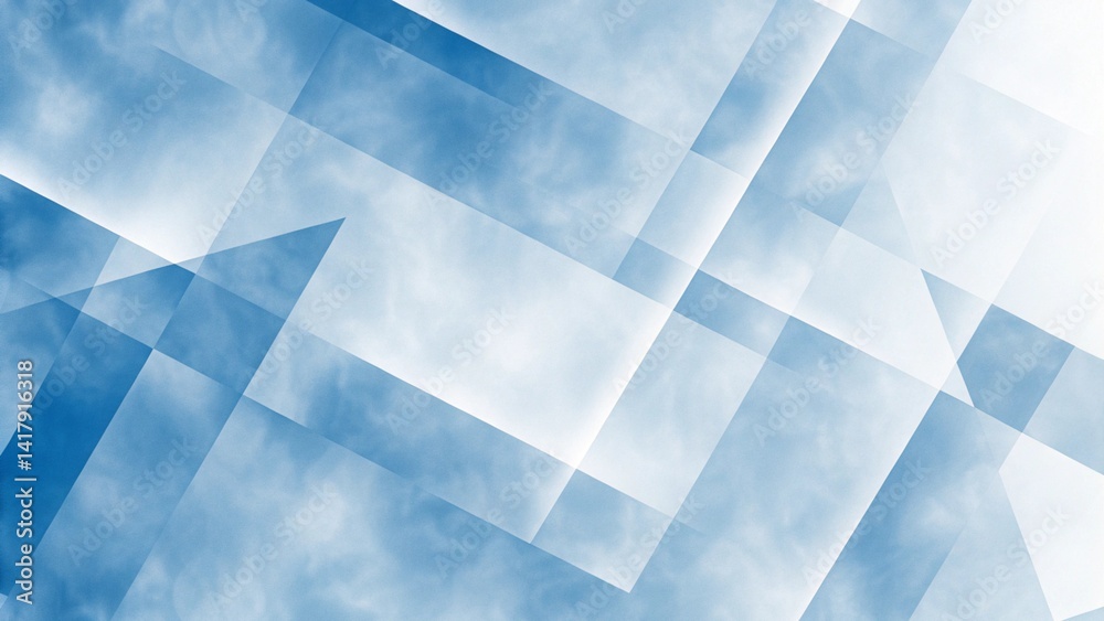 Poster Abstract blue modern background with minimalist dynamic and smooth wave shapes abstract background. Stylish flow lines, futuristic design, elegant curves, tech-inspired motion graphics