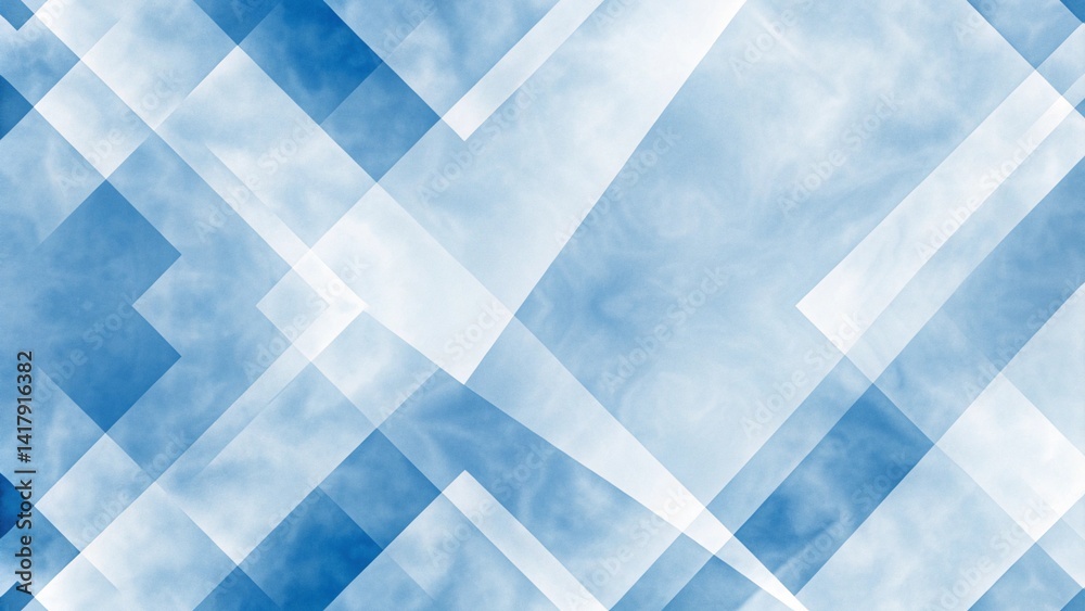 Aufkleber Abstract blue modern background with minimalist dynamic and smooth wave shapes abstract background. Stylish flow lines, futuristic design, elegant curves, tech-inspired motion graphics