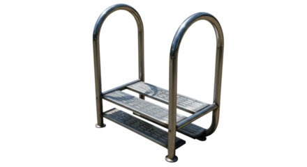 Isolated Stainless Steel Swimming Pool Ladder