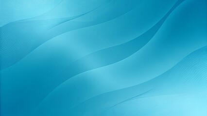 Naklejka premium Abstract flowing wave background in teal with soft gradients and line patterns, smooth, elegant, modern, digital art backdrop with futuristic style and calming visual aesthetic