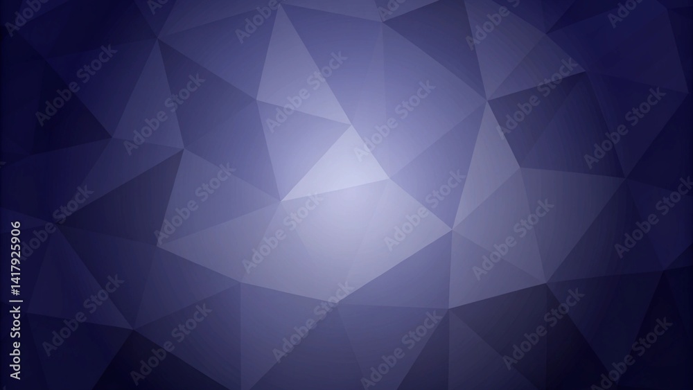 Aufkleber Abstract purple silver low poly triangular mesh background, modern digital geometric surface, futuristic tech texture, stylish gradient pattern, elegant metallic 3D rendering