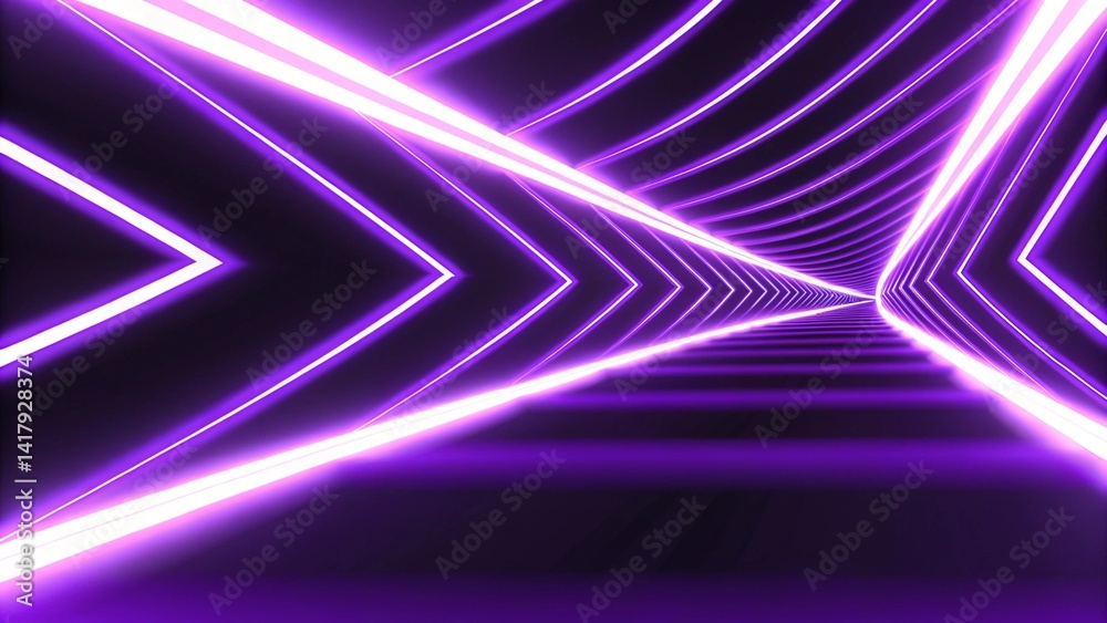Aufkleber black purple abstract background with wavy lines and curves in the center of the image, with a black