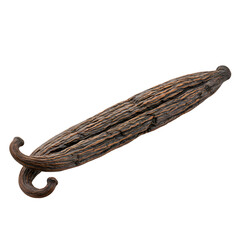 Explore Vanilla Bean's Unique Texture & Aroma with Transparent Background