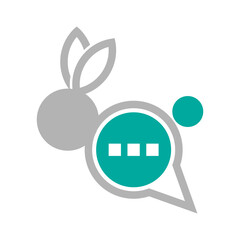 Bubble chat logo design