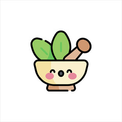 illustration of a bowl of food