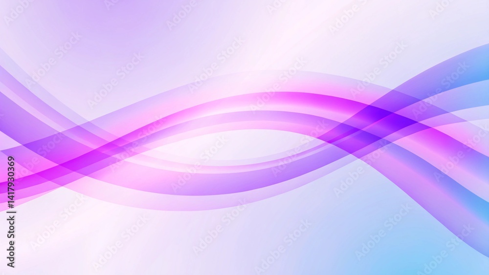 Poster blue and purple elegand background with wavy lines, abstract gradient waves design with smooth flowi