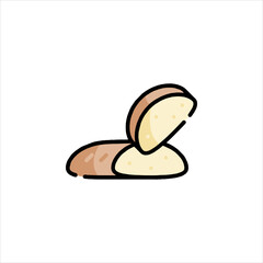 vector illustration of bread