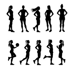 business people silhouettes