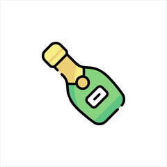 bottle of champagne