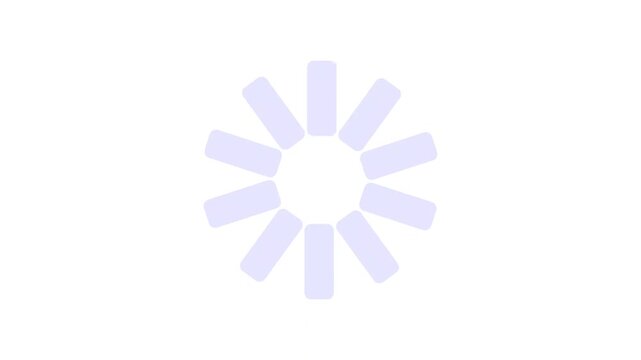 LOADING CIRCLE ICON VIDEO MOTION EFFECT