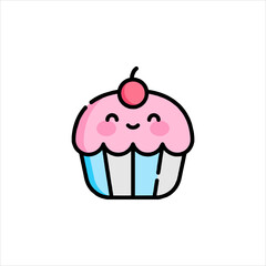 cupcake with cherry