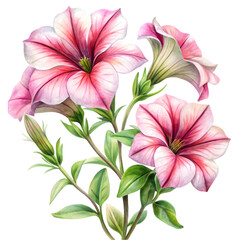 Obraz premium Petunia Flower Art Printable Clipart