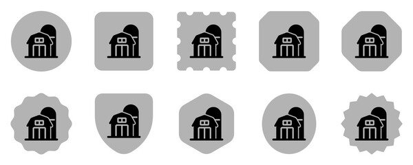 Editable silo barn vector icon. Farm, building, structure. Part of a big icon set family. Perfect for web and app interfaces, presentations, infographics, etc