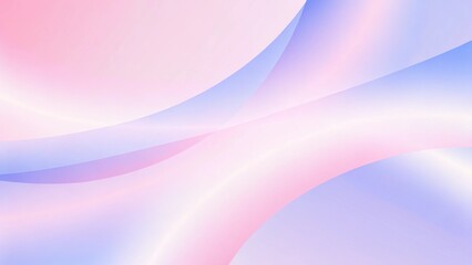Naklejka premium Wavy blue pink purple gradient blurry abstract divided background with blank space, soft modern dreamy design texture with pastel tones ideal for presentations posters or digital art