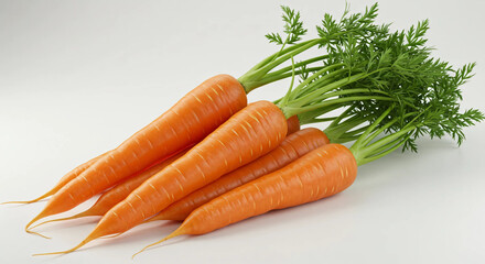carrots on a wooden background