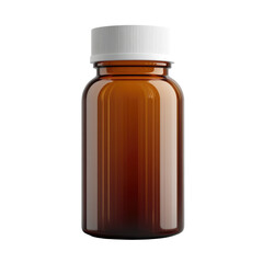 Medicine Pill Bottle Mockup W... on a transparent background