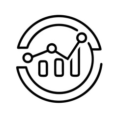 Data analysis chart graph diagram statistics information report analytics business growth success