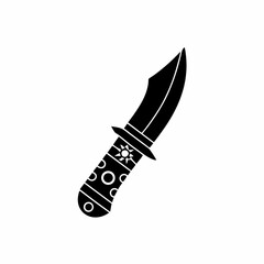 creative Silhouette knife Icon Vector Illustration 