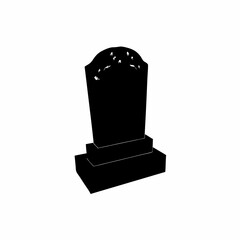creative Silhouette grave Icon Vector Illustration