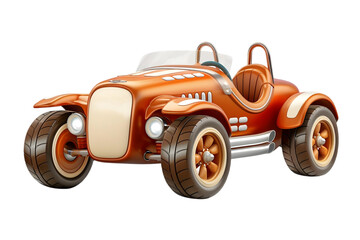 Vintage hot rod car illustration 3d model classic automobile retro vehicle design transportation automotive artwork