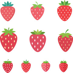seamless pattern with strawberries