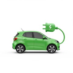 Electric Car Charging Icon