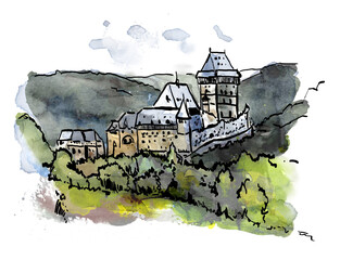 Karlstejn castle bohemia