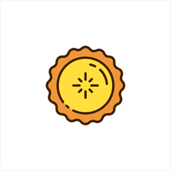 gold medal on white background