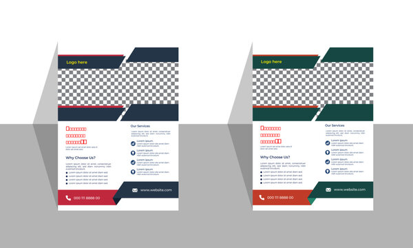 Business flyer design Ai file