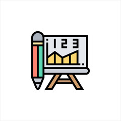 vector illustration of a computer