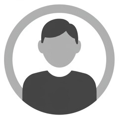 Generic Grayscale User Avatar Icon