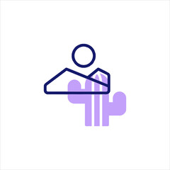 man and woman icon