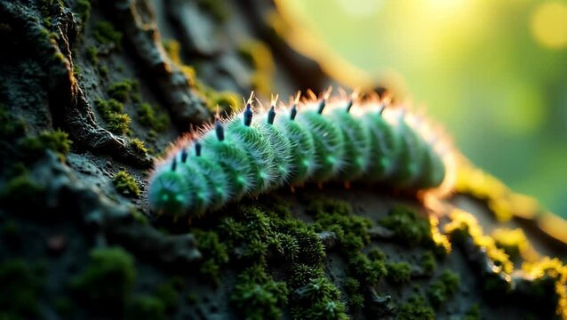 Caterpillar Walking A Journey Begins
