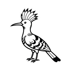 Chukar Partridge Bird Color Vector Illustration