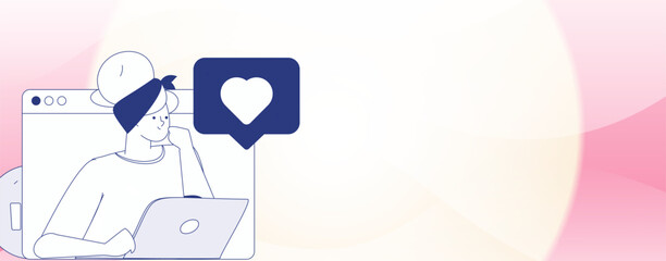 Flat vector illustration of business people operating work scene
