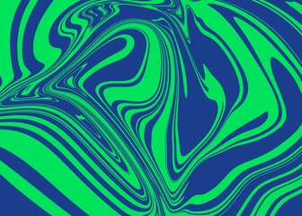 Abstract Trippy Hand Drawn Pattern Vector Design. Fun Vintage Wavy Texure. Curvy Psychedelic Background. Illustration with psychedelic trippy vibe