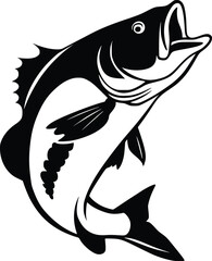 Bass Fishing , Fishing Clipart