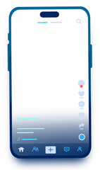 Video on Phone Frame Template