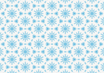 Floral snowflake pattern