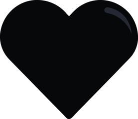 Heart vector illustration. Heart Shape Icon. love symbol isolated. 