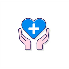 Obraz premium health care icon